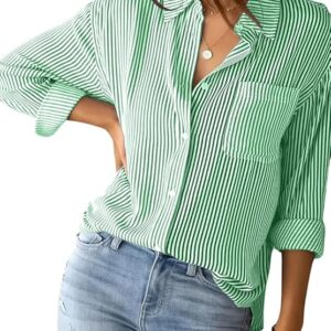 Home indoprimo striped shirt for women full sleeve stylish shirt